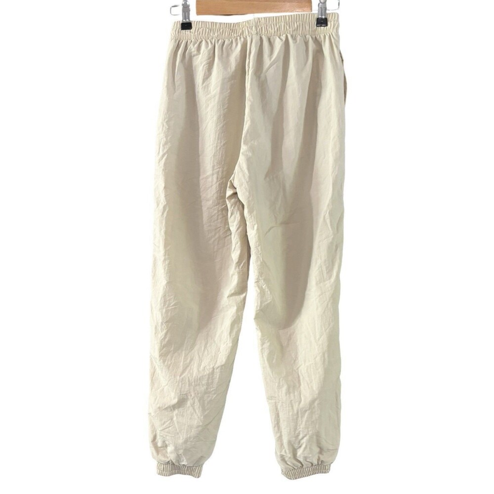 Wilo The Label Parachute Pant Clay Beige Nylon Mesh Lined Joggers Women’s XS NWT - Picture 9 of 9